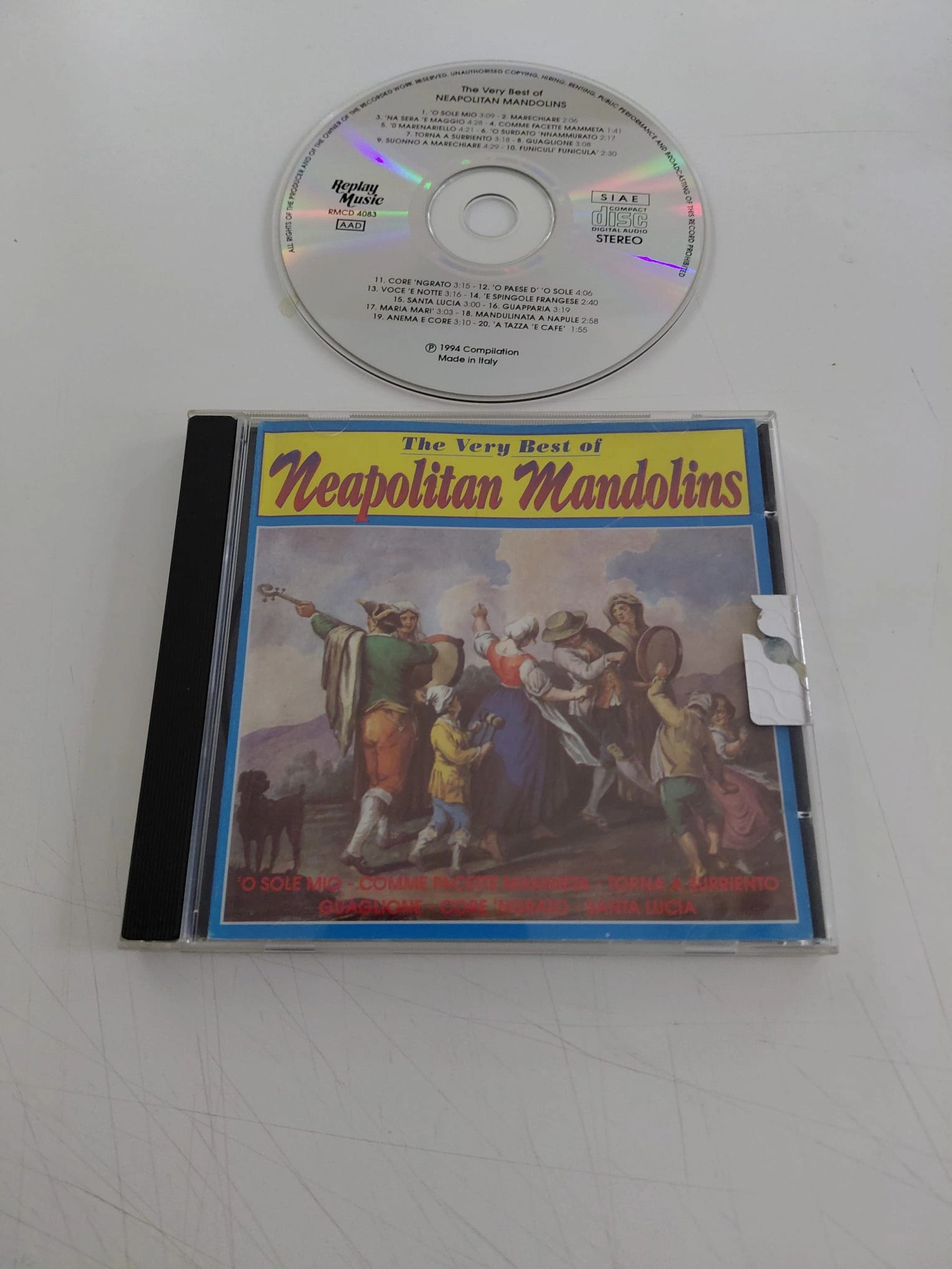 Neapolitan Mandolins – The Very Best Of Neapolitan Mandolins  – 1994  İtalya  Basım - CD Albüm-2.el