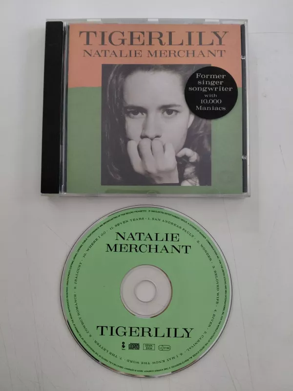 Natalie Merchant – Tigerlily  – 1995  Avrupa  Basım - CD Albüm-2.el