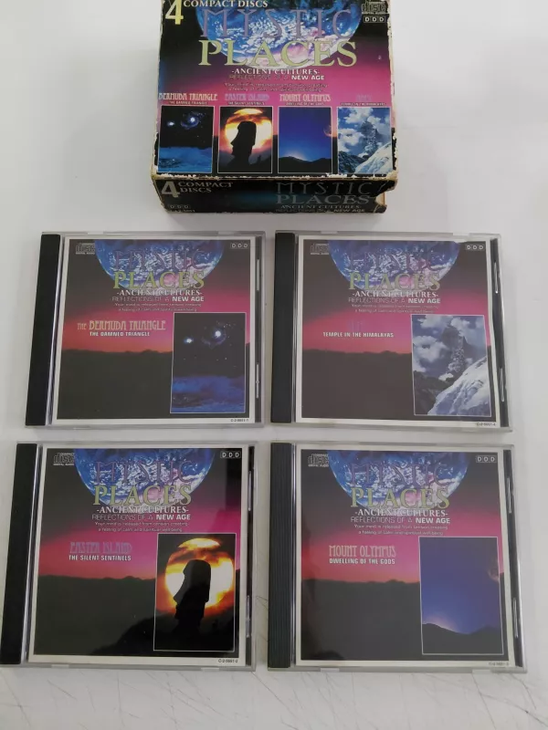 Philippe de Canck  – Mystic Places ( New Age) – Kanada  Basım - 4xCD Albüm-2.el