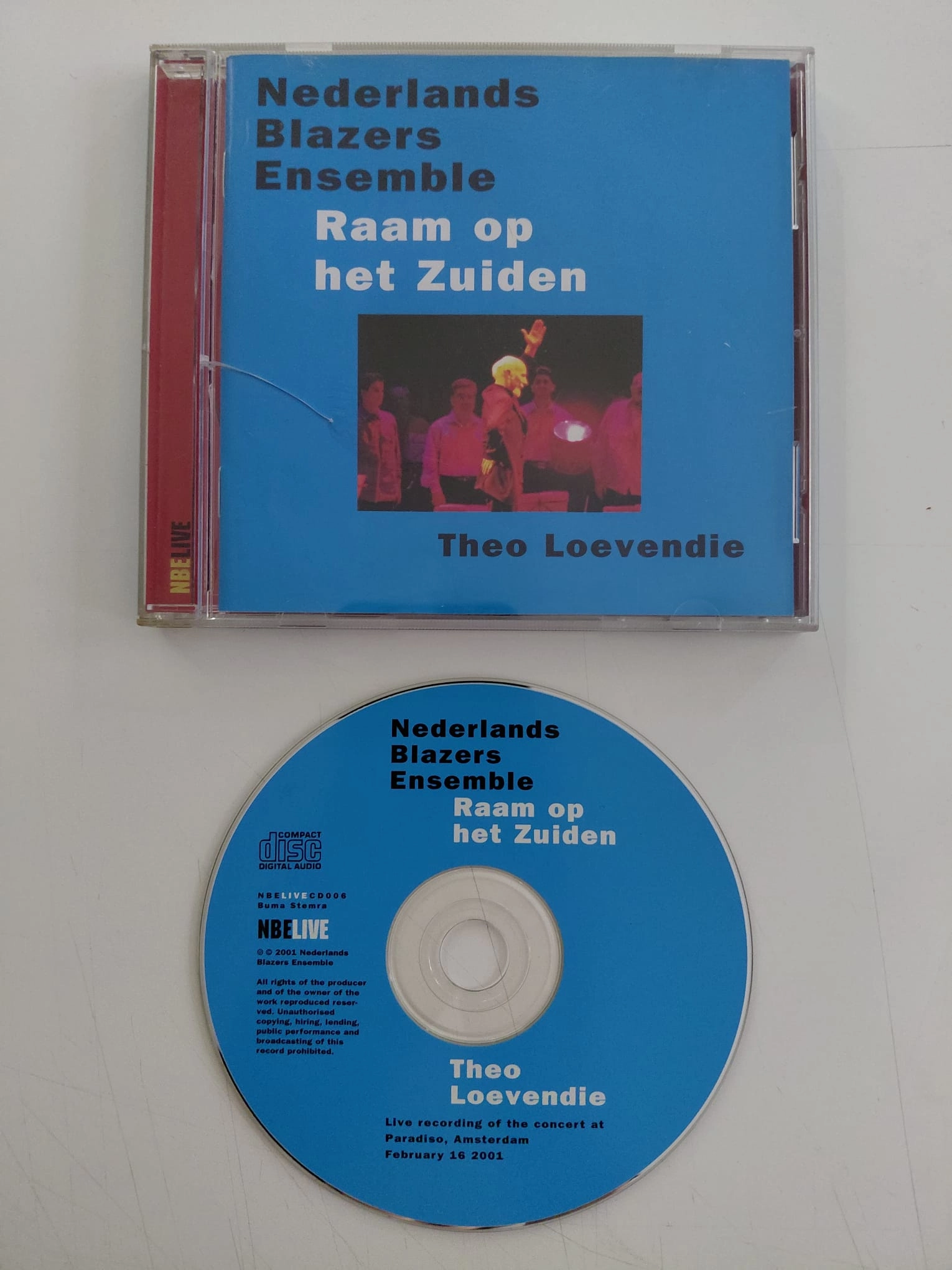 Nederlands Blazers Ensemble, Theo Loevendie – Raam Op Het Zuiden  - CD Albüm-2.el