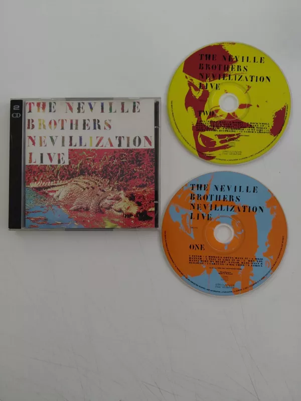 The Neville Brothers – Nevillization Live – 1993  Avrupa  Basım - 2xCD Albüm-2.el