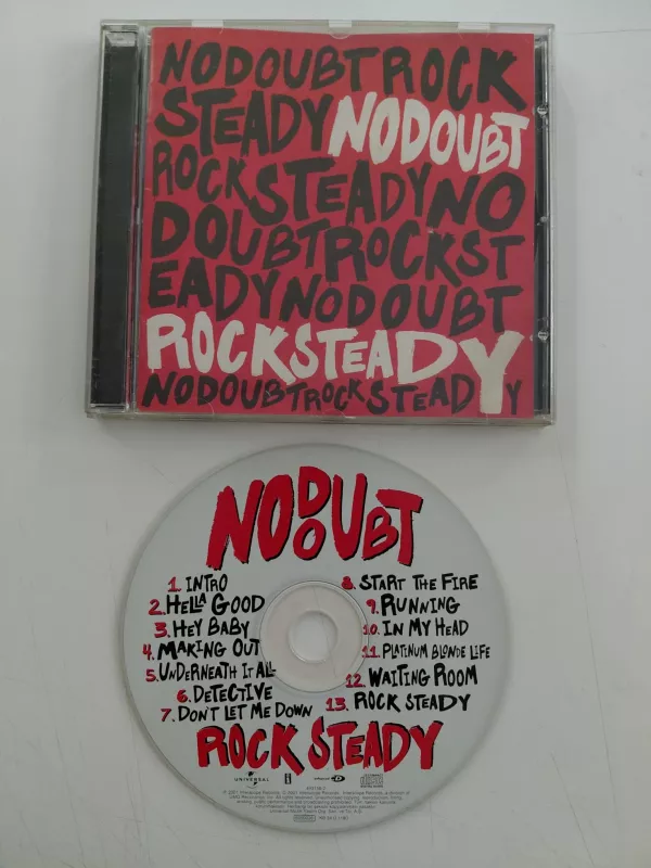 No Doubt  – Rock Steady – 2001 Türkiye Basım - CD Albüm-2.el