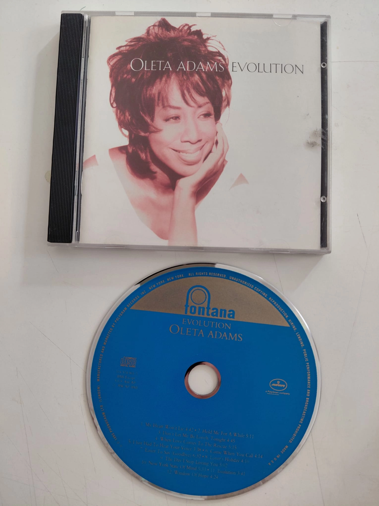 Oleta Adams  – Evolution – 1993 USA  Basım - CD Albüm-2.el