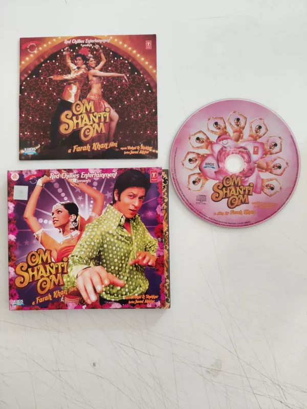 Vishal & Shekhar, Javed Akhtar – Om Shanti Om – 2008 Hindistan Basım - CD Albüm-2.el