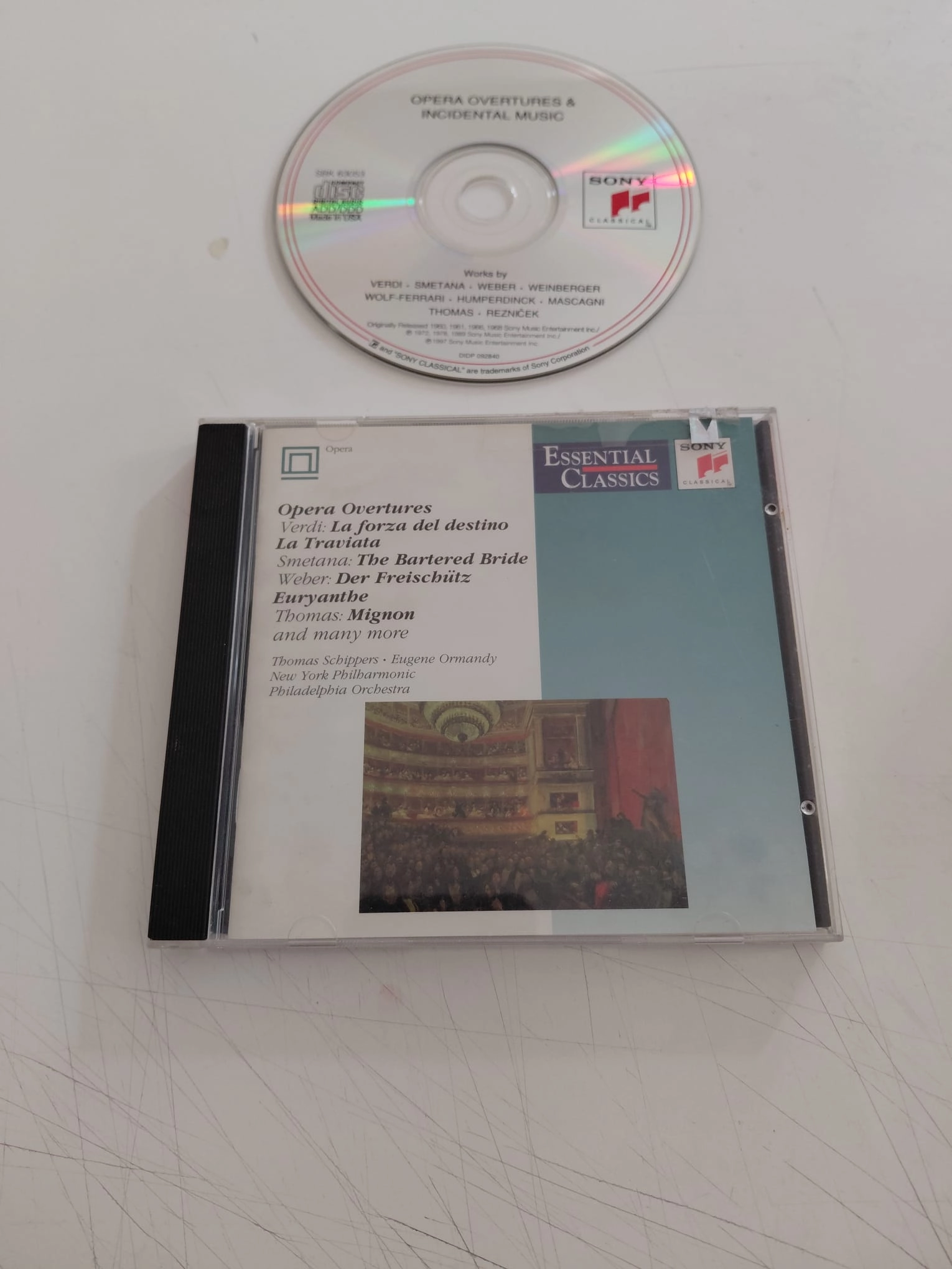 Thomas Schippers / Eugene Ormandy – Opera Overtures & Incidental - CD Albüm-2.el