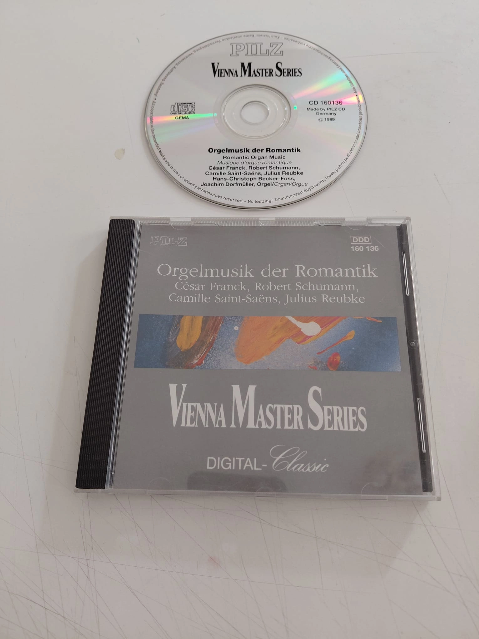 Hans-Christoph Becker-Foss, Joachim Dorfmüller – Romantic Organ Music - CD Albüm-2.el