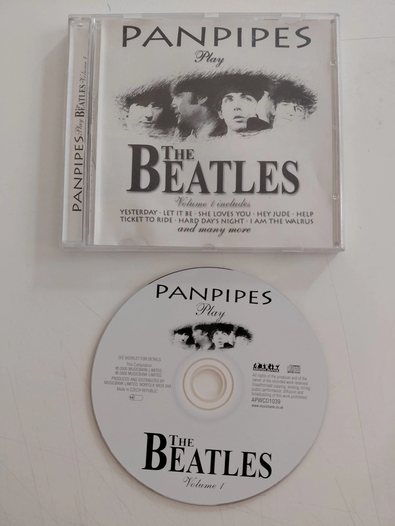 Panpipes – Play The Beatles Volume 1 – 2001 İngiltere  Basım - CD Albüm-2.el