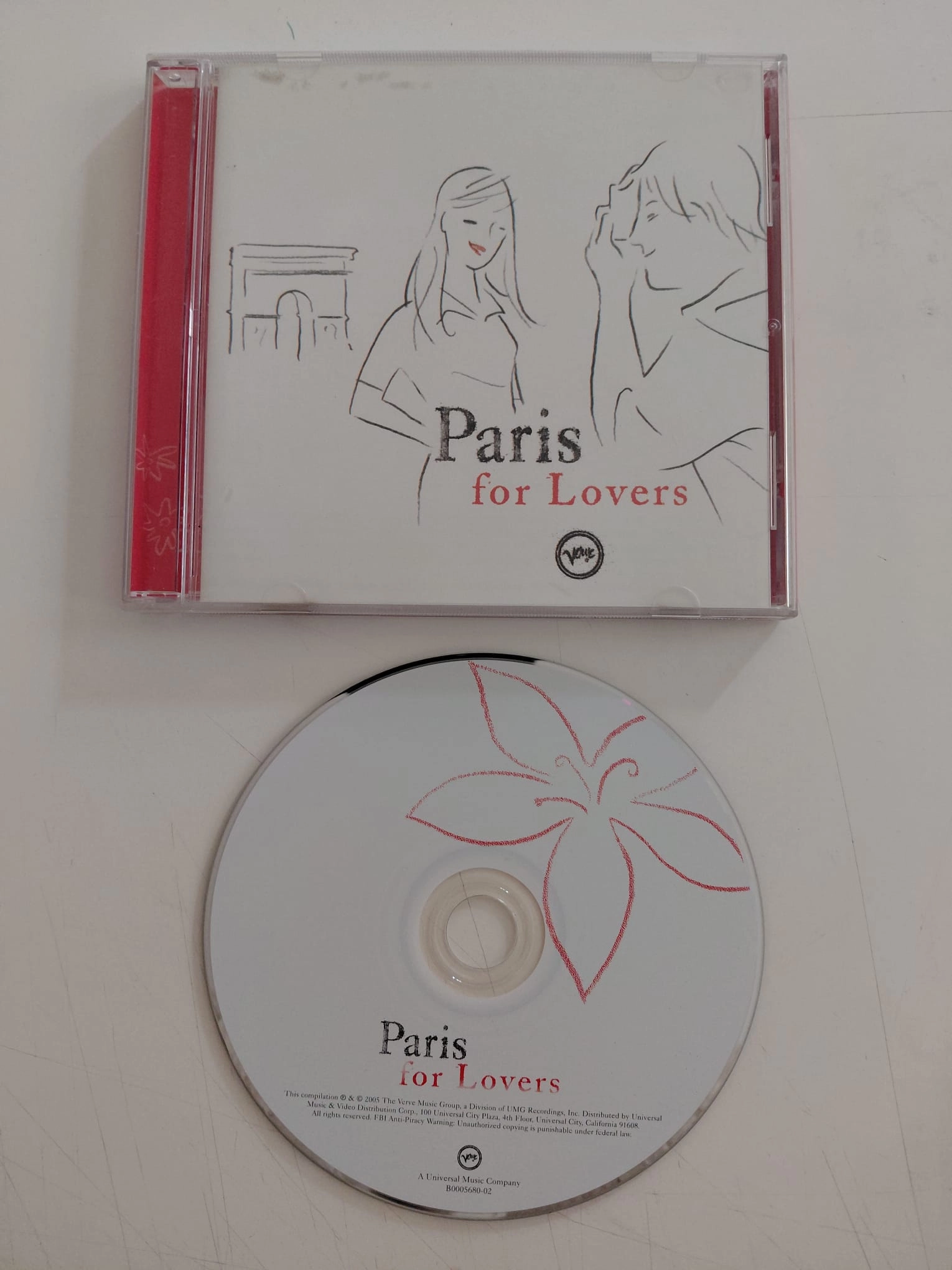 Paris For Lovers –  Avrupa  Basım - CD Albüm-2.el