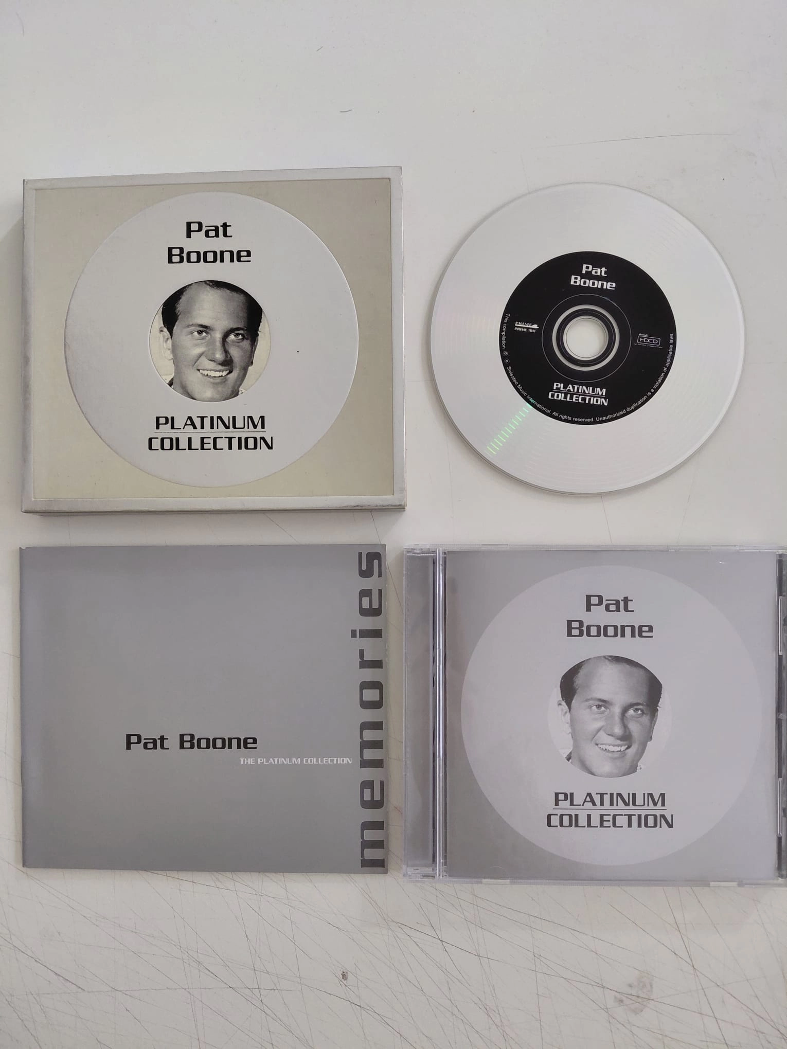 Pat Boone  – Platinum Collection – 2007 Avrupa  Basım - CD Albüm-2.el