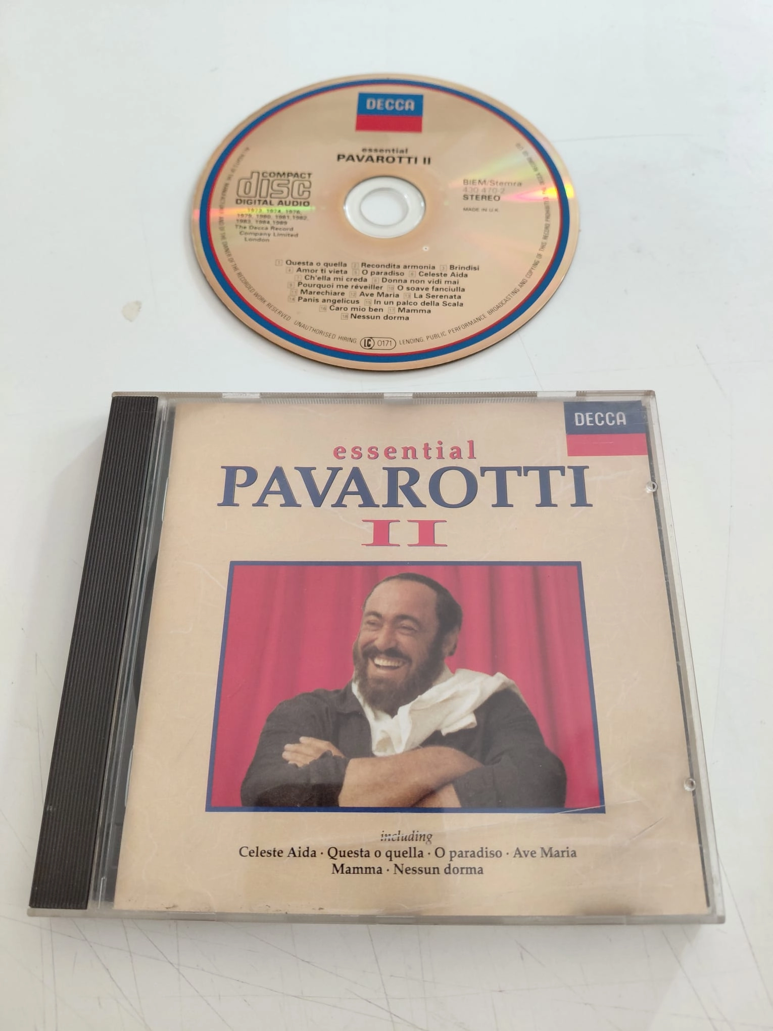 Pavarotti  – Essential Pavarotti II – 1991 Avrupa  Basım - CD Albüm-2.el