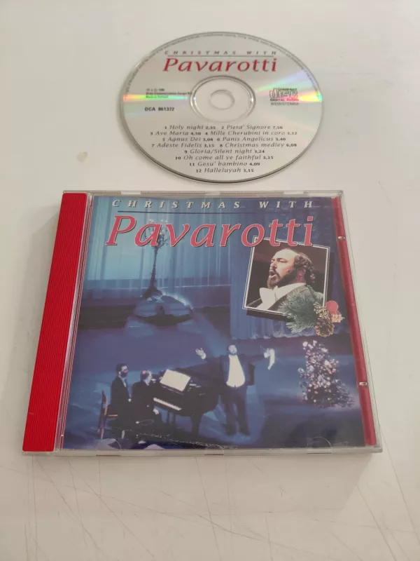 Pavarotti  – Christmas With Pavarotti – 1996  Avrupa  Basım - CD Albüm-2.el