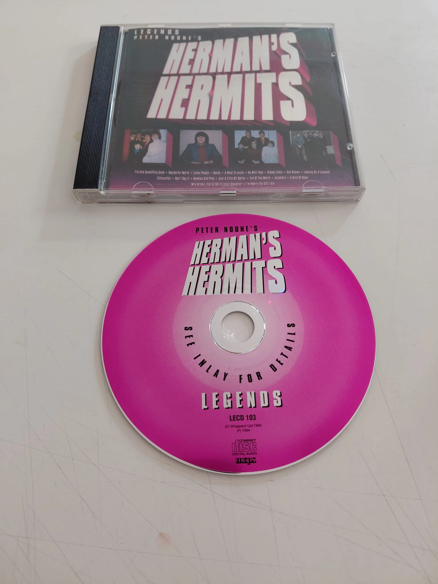Peter Noone ‎– Peter Noone’s Herman’s Hermits – İngiltere  Basım - CD Albüm-2.el
